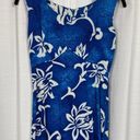 Vintage Blue Royal Hawaiian  Floral Hawaiian Maxi Dress Sz.6 Photo 2