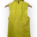 Mackage  Frederica Lamb Leather Moto Vest Asymmetrical Zip Jacket Yellow XS Photo 7