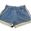 Cello Chambray The High Rise Vintage Track Shorts Photo 0