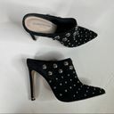 Kenneth Cole  Women’s Riley Mules Studded Black Suede Size 7.5 Photo 1