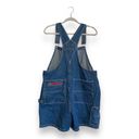 basic editions Womens Vintage Y2K  Blue Cotton Denim Utility Overalls Size Large Photo 1