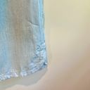 Athleta  Riviera Off the Shoulder Embroidered Sleeve Chambray Dress - size Medium Photo 7