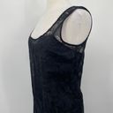 Tracy Reese  Mini Dress Floral Lace Overlay Silk Tank Linen Skirt Black Womens S Photo 4