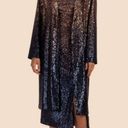 Trina Turk 💕💕 Stella Dress ~ Supernova Sequin Moonstone/Midnight Ombre 8 NWT Photo 5