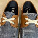 Sperry Women’s s 7 NEW Biscayne Chambray Cognac Photo 4