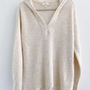 Lou & grey Cream Ribbed Tunic Sweater Hoodie Photo 2