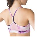 Lululemon  sports bra, size 4, tie-dye, purple, pink, and white colors. Size 4. Photo 7