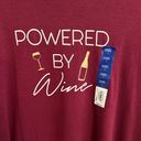 Apt. 9 Women’s  Powered by Wine Maroon Scoop Neck Shirt Size Small Photo 5