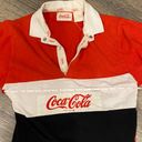 Coca-Cola Vintage  90s retro collared polo shirt Small Photo 9