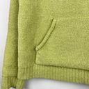 Life is Good  Women's Light Green Fuzzy Hoodie Pullover Sweater - Size M Photo 4