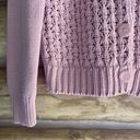 Northern Reflections Vintage  pink chunky knit cardigan sweater size small Photo 5