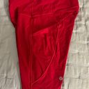 Lululemon Red biker shorts Photo 1