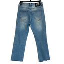 Dr. Denim  SZ 27/26 Meadow Cropped Jeans Mid-Rise Pockets Frayed Hems Blue Womens Photo 3