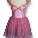 Dolls Kill  Sugar Thrillz Mesh Corset Sequin The Magic Within Mini Dress Small Photo 0