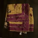 Salvatore Ferragamo   red & gold ocelot scarf Photo 8