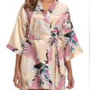 WitBuy Women's Short Floral SilkyLightweight Sleepwear Satin robes NIP,champagne Size XL Photo 1