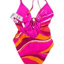 Trina Turk New!  Vivid Vista Petal Cut Out One Piece Swim Suit Photo 1