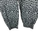 Celebrity Pink  Women's Elastic Waist Cheetah Print Jogger Pants Size XL Gray Photo 1