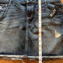 Apt. 9  Kohls Distressed Blue Jean Mini Skirt Denim Raw Edges Size 12 NWT Photo 3