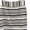 CAbi  Striped Grandstand Front Tie Wrap Skirt Ponte Knit Size Medium Photo 1