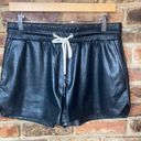 n:philanthropy NWT  Black Maura Faux Leather Shorts Women's Size Medium Photo 1