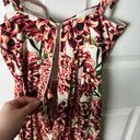 Agua Bendita  Cotton Blare Floral Maxi Dress S Photo 9