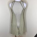 Love Riche NWT  Dress SMALL Olive Green Shabby Chic Sleeveless Crochet Mini Boho Photo 1