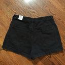 PacSun  Black Denim High Waisted Mom Short Photo 2