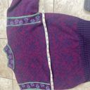 Purple Snow Vtg Demetre Womens Medium Wool acrylic blend Ski Sweater    Hong Kong Photo 6