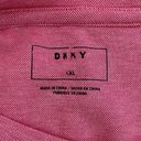 DKNY Geranium Pink Crew Neck Shirt Dress XXL NWT Photo 3