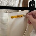 Alice + Olivia white bodice & grey silk strapless mini dress Photo 4