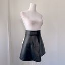 Juicy Couture NWT  Vegan Leather Mini Skirt in Black Liquorice Photo 4