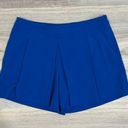 The Limited  Dressy Side Zip Stretch Skort Shorts Bright Royal Blue Size 6 Photo 0