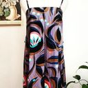 Tracy Reese  Abstract Print Silk Knee Length Bubble Dress size 2 XS Photo 0