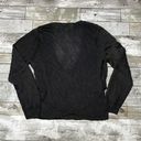 Michelle Mason  sheer knit crossover sweater small Photo 7