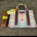 Wrangler NWT Aztec shoulder/ crossbody purse - light blue Photo 1