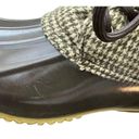 Krass&co G.H. Bass & . Harlequin Brown Duck Boots Women’s Size 8M Houndstooth Lace Up Photo 10