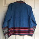 Coldwater Creek VINTAGE EMBROIDERED BOHO DENIM JACKET SOUTHWESTERN Photo 1