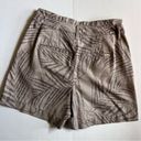 White House | Black Market   5 inch high rise palm print shorts in size 2 Photo 5