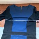 Kensie Blue & Black Colorblock Bodycon Dress Photo 4