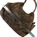 Patricia Nash  Ergo Chocolate Distressed Satchel Photo 12