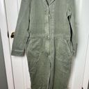 Faherty Overland Long Sleeve Organic Cotton Blend Twill Jumpsuit L Photo 1