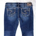 Silver Jeans Women’s Lola 17” Straight Leg Blue Denim Jeans 31 Photo 5