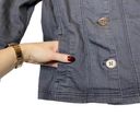 prAna  Kara Denim Jacket Stretch Grey Women's Gray Button Front, size Small Photo 3