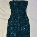 Windsor Green Sparkly Short Dress Photo 0