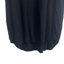 Allen Allen  Dress Women M Black Collar V-Neck 3/4 Sleeve Short Length Casual Photo 9