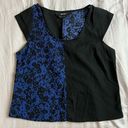 Nasty Gal Floral Print Colorblock Top Photo 0