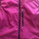 L.L.Bean  Quilted Reversible Lightweight Fall/Winter Vest Purple Pink Zip Up LG Photo 4