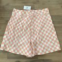 WAYF Where are you from Checkered peach short with love Photo 10