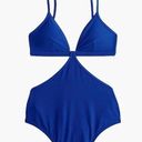 J.Crew  | Women’s Blue One Piece Swimsuit size 4 Photo 0